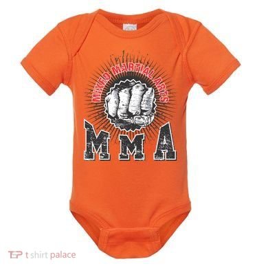 MMA Retro Punch Baby Bodysuit