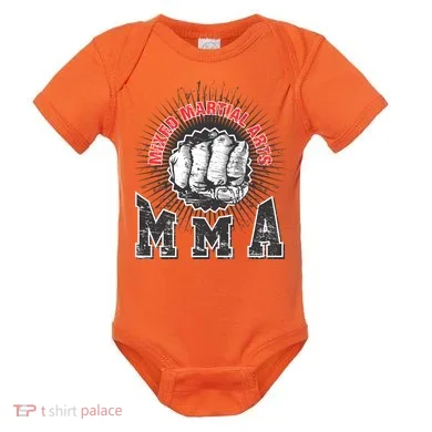 MMA Retro Punch Baby Bodysuit