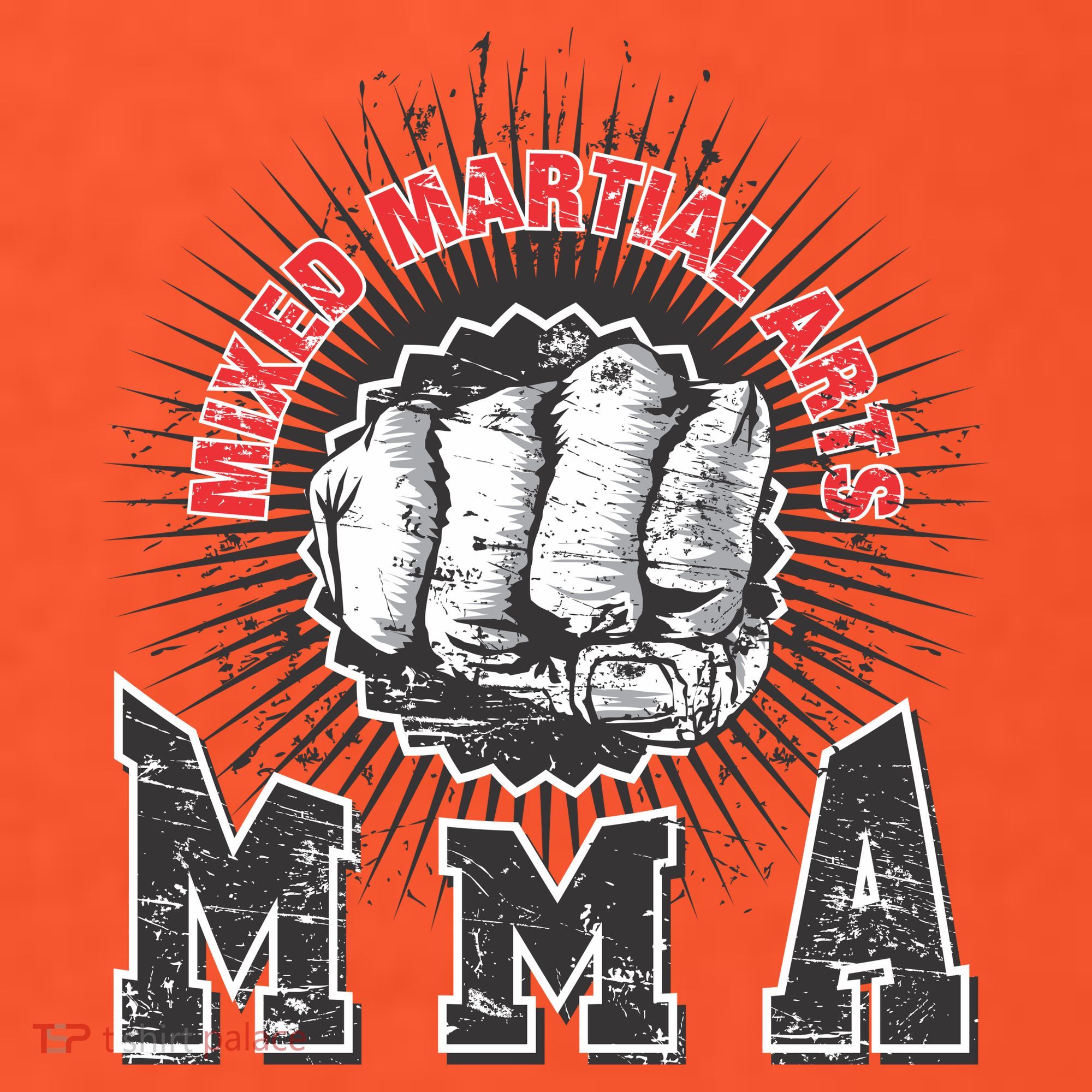 MMA Retro Punch Baby Bodysuit