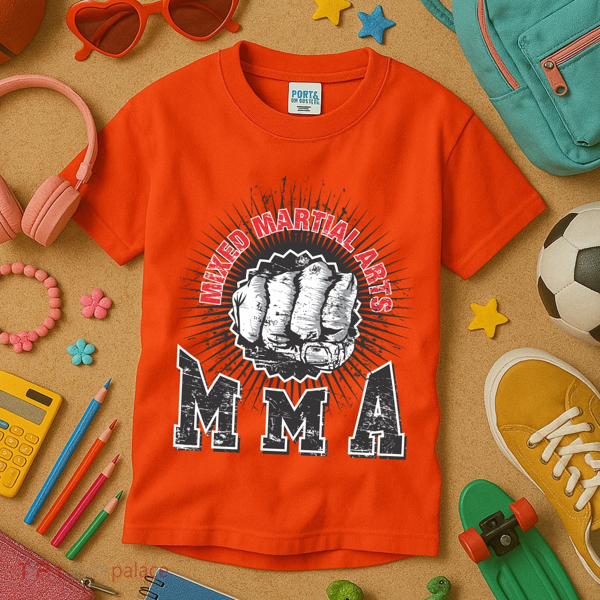 MMA Retro Punch Kids T-Shirt