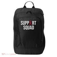 Multiple Myeloma Awareness Burgundy Ribbon Support Squad City Backpack thumb 0
