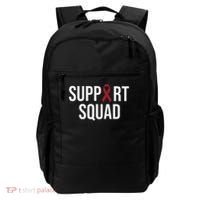 Multiple Myeloma Awareness Burgundy Ribbon Support Squad Backpack thumb 0