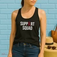 Multiple Myeloma Awareness Burgundy Ribbon Support Squad Women's Tank Top thumb 2