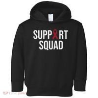 Multiple Myeloma Awareness Burgundy Ribbon Support Squad Toddler Hoodie thumb 0