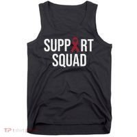 Multiple Myeloma Awareness Burgundy Ribbon Support Squad Tank Top thumb 0