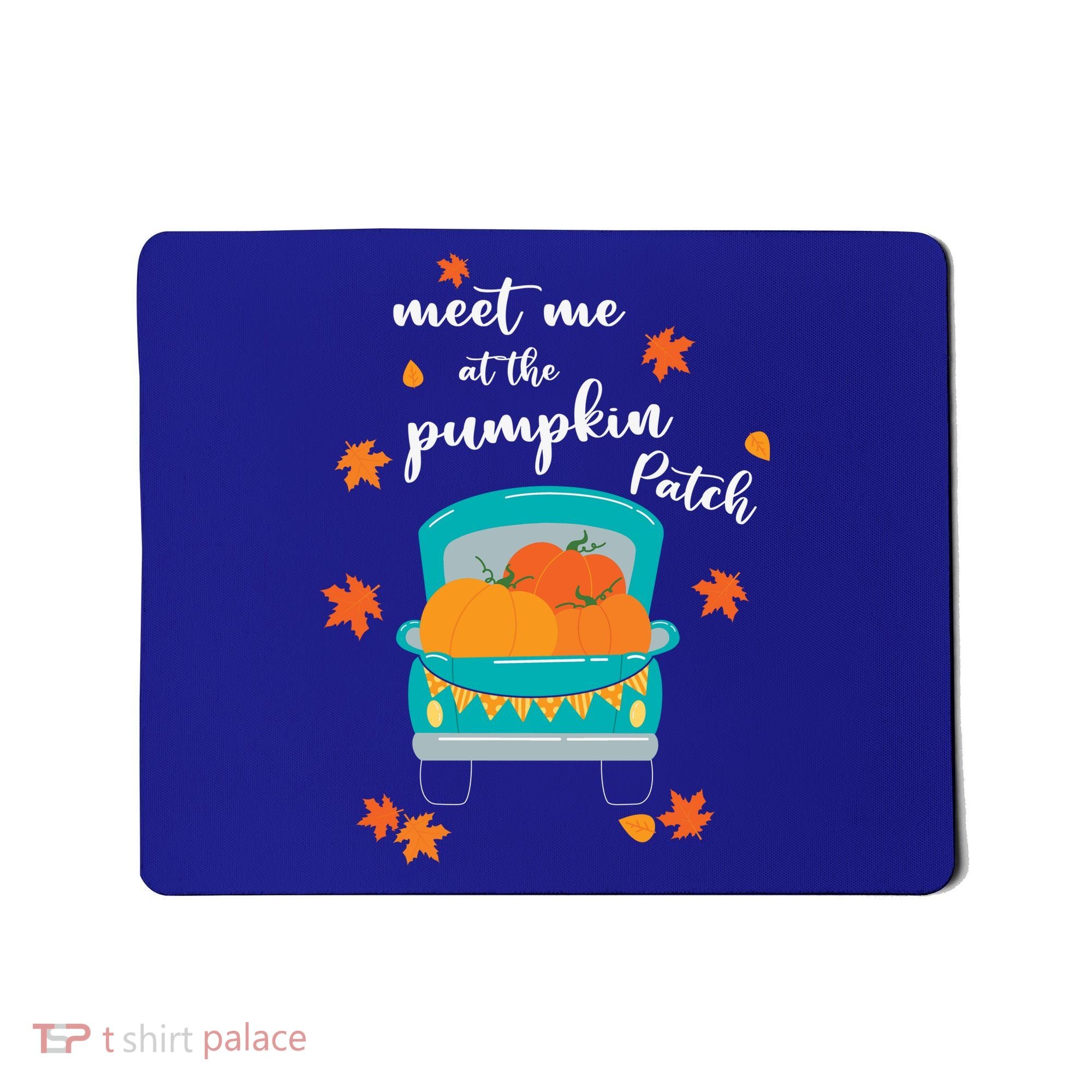 Meet Me At Pumpkin Patch Thanksgiving Truck Mousepad