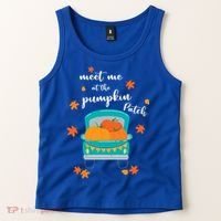 Meet Me At Pumpkin Patch Thanksgiving Truck Tank Top thumb 2