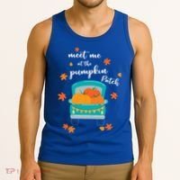 Meet Me At Pumpkin Patch Thanksgiving Truck Tank Top thumb 3