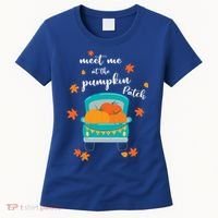 Meet Me At Pumpkin Patch Thanksgiving Truck Women's T-Shirt thumb 0