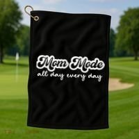 Mom Made All Day Every Day Golf Towel thumb 1
