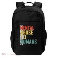 Math Mental Abuse To Humans For Math Teacher Backpack thumb 0