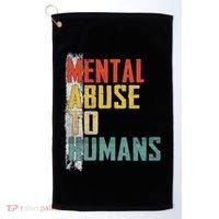 Math Mental Abuse To Humans For Math Teacher Golf Towel thumb 0
