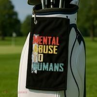 Math Mental Abuse To Humans For Math Teacher Golf Towel thumb 2