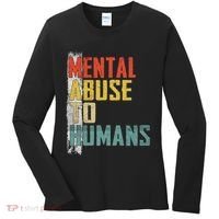 Math Mental Abuse To Humans For Math Teacher Women's Long Sleeve Shirt thumb 0