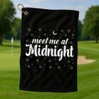 Meet Me At Midnight Golf Towel thumb 1