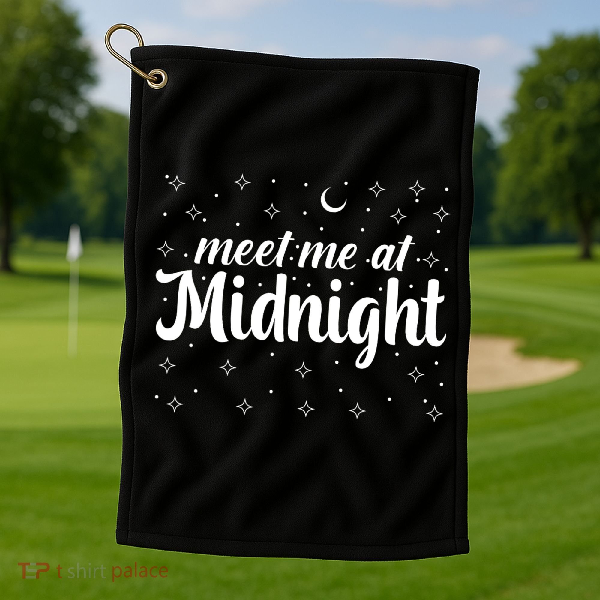 Meet Me At Midnight Golf Towel