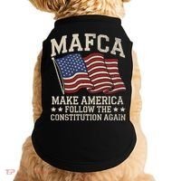Mafca Make America Follow The Constitution Again Doggie Tank thumb 0