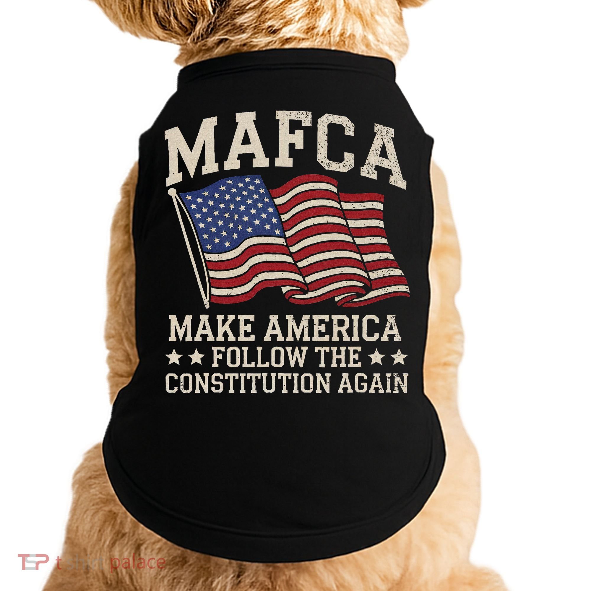 Mafca Make America Follow The Constitution Again Doggie Tank