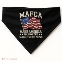 Mafca Make America Follow The Constitution Again USA-Made Doggie Bandana thumb 0