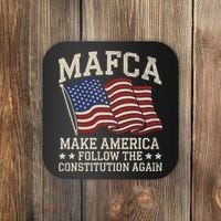 Mafca Make America Follow The Constitution Again Coaster thumb 0