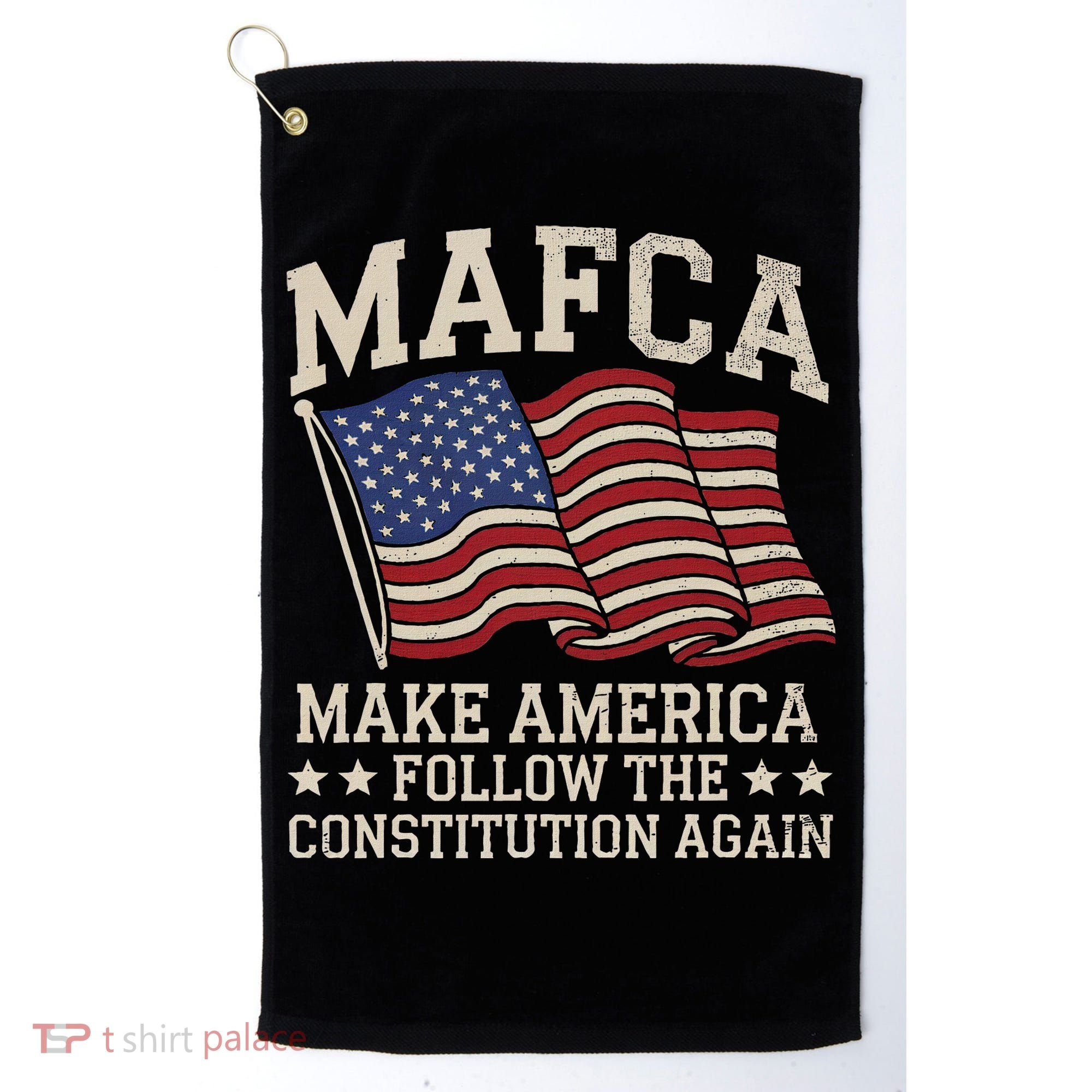Mafca Make America Follow The Constitution Again Golf Towel
