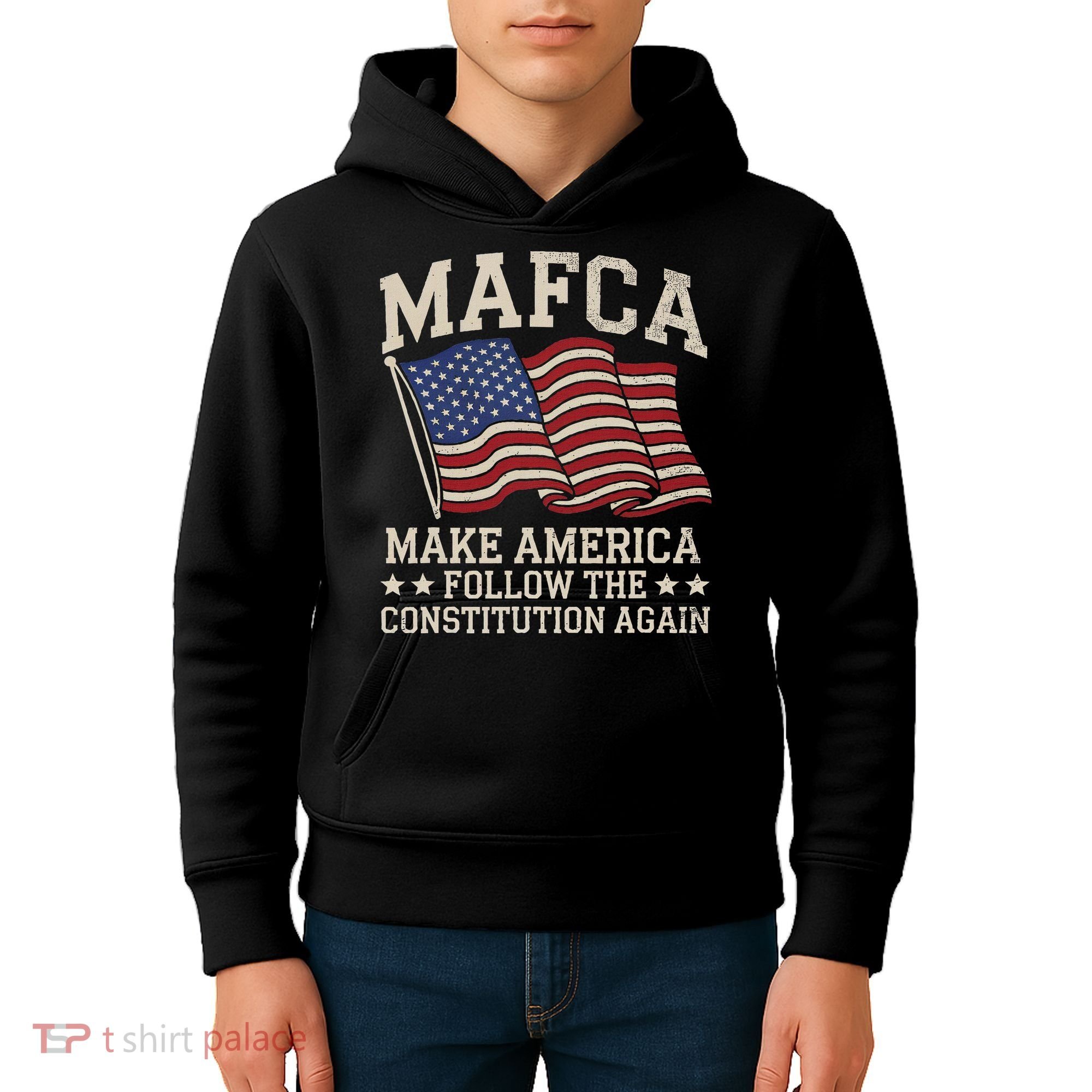 Mafca Make America Follow The Constitution Again Kids Hoodie