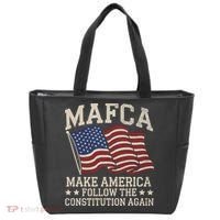 Mafca Make America Follow The Constitution Again Tote Bag thumb 0