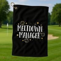 Meltdown Manager After School Daycare Provider Childcare Golf Towel thumb 1