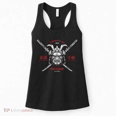 Mixed Martial Arts FIght Academy Samurai Warrior Women's Tank Top
