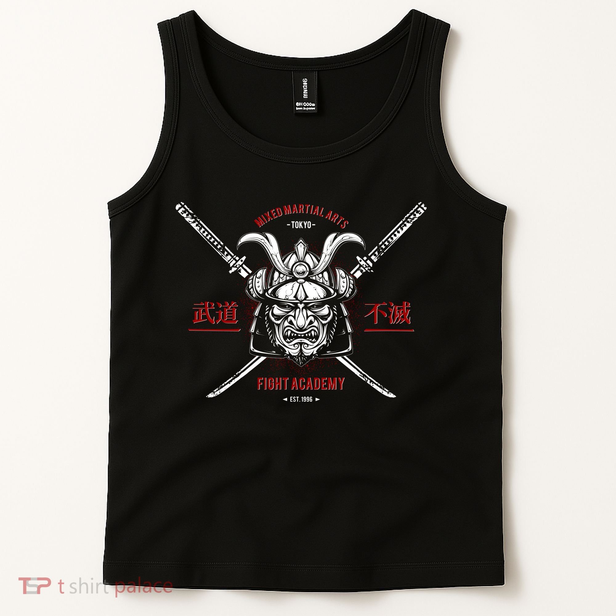 Mixed Martial Arts FIght Academy Samurai Warrior Tank Top