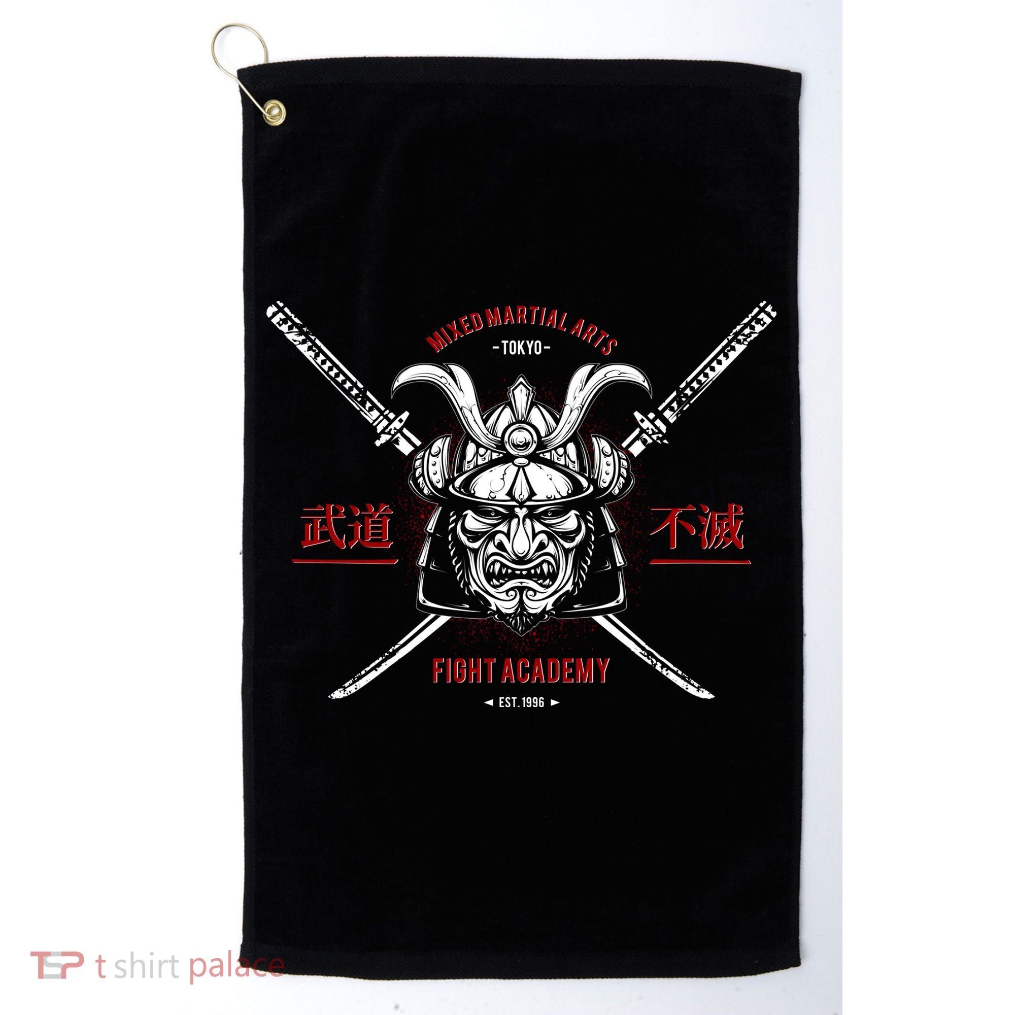 Mixed Martial Arts FIght Academy Samurai Warrior Golf Towel