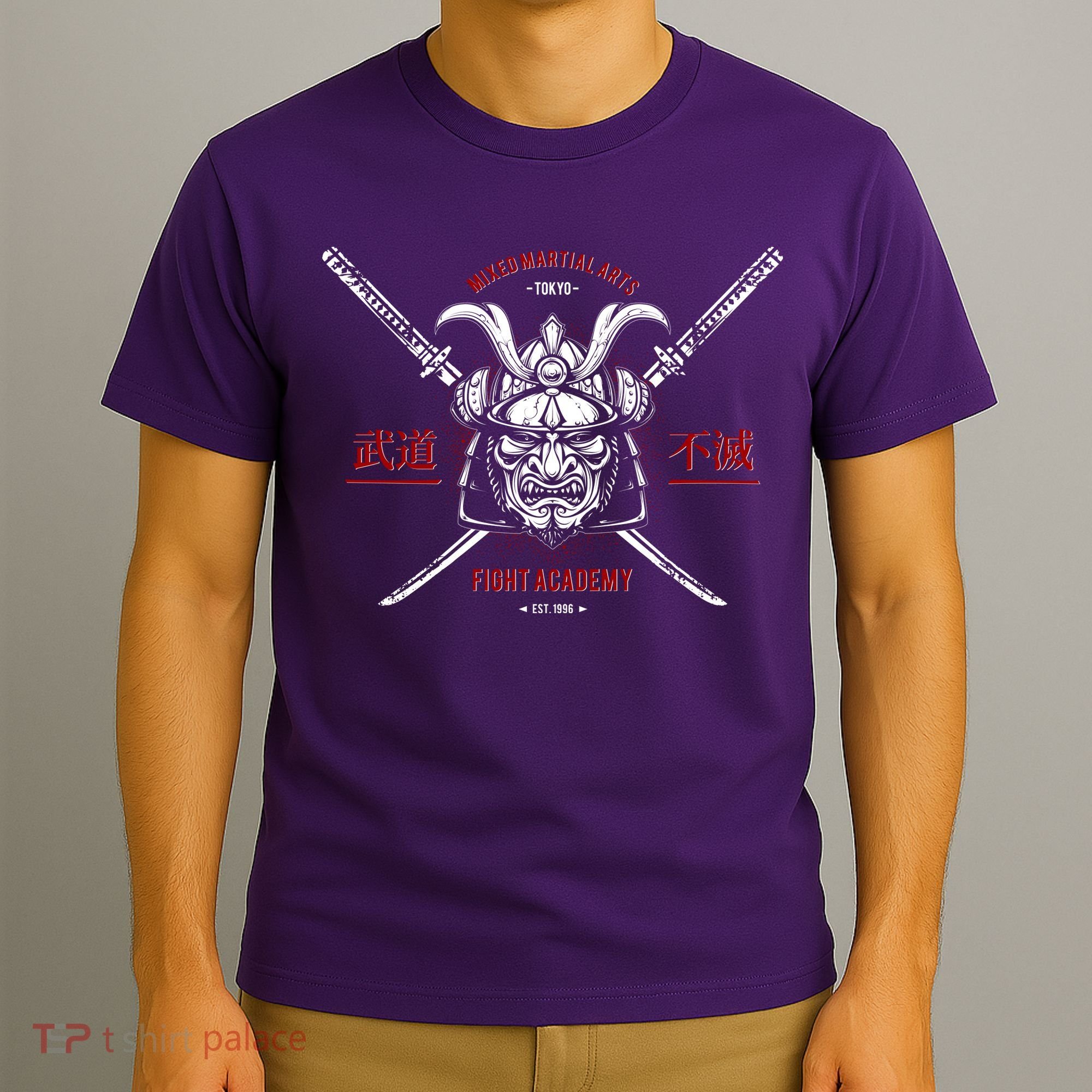 Mixed Martial Arts FIght Academy Samurai Warrior T-Shirt