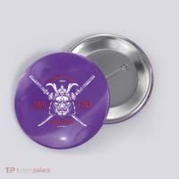 Mixed Martial Arts FIght Academy Samurai Warrior Button thumb 0