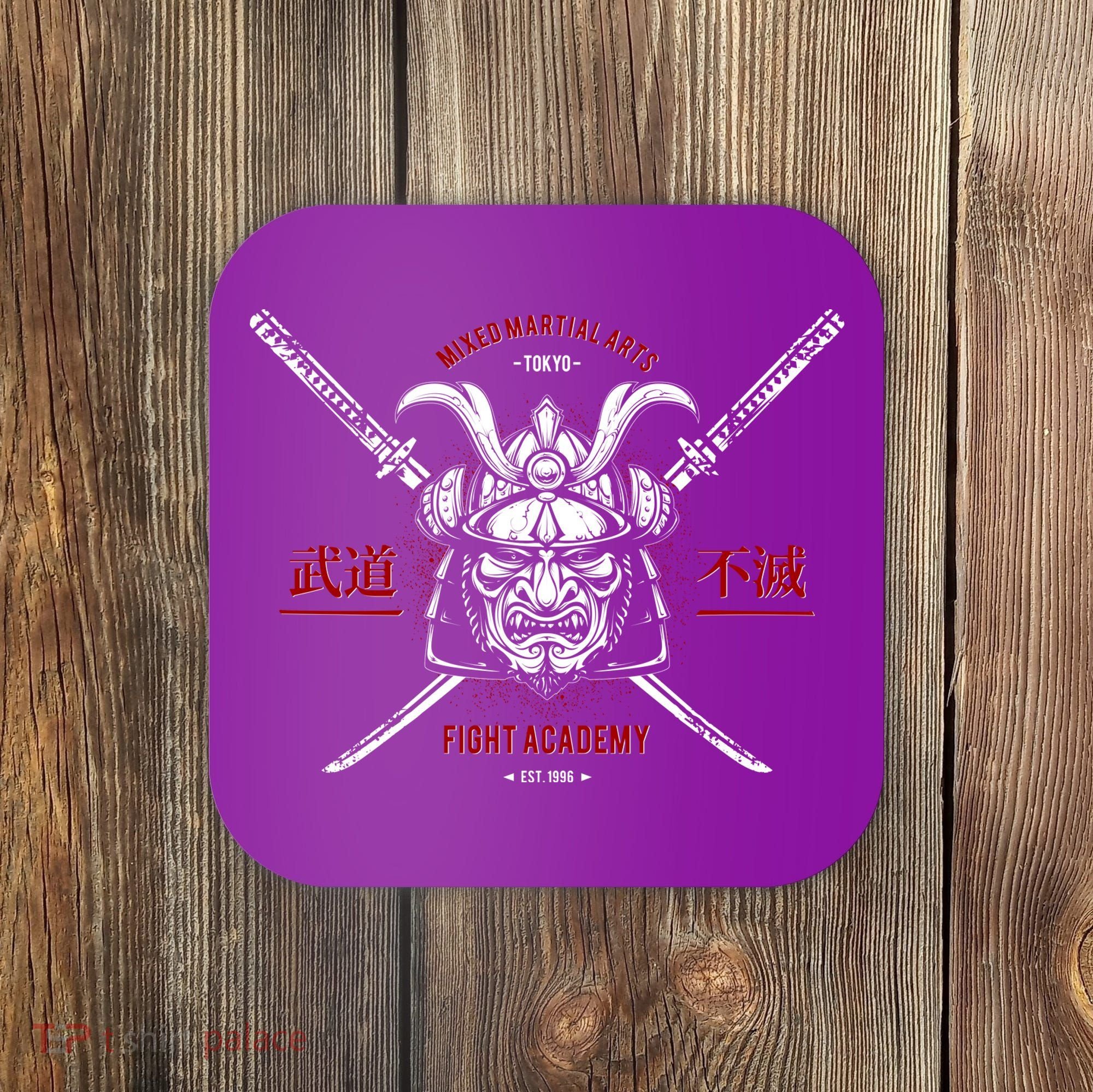 Mixed Martial Arts FIght Academy Samurai Warrior Coaster