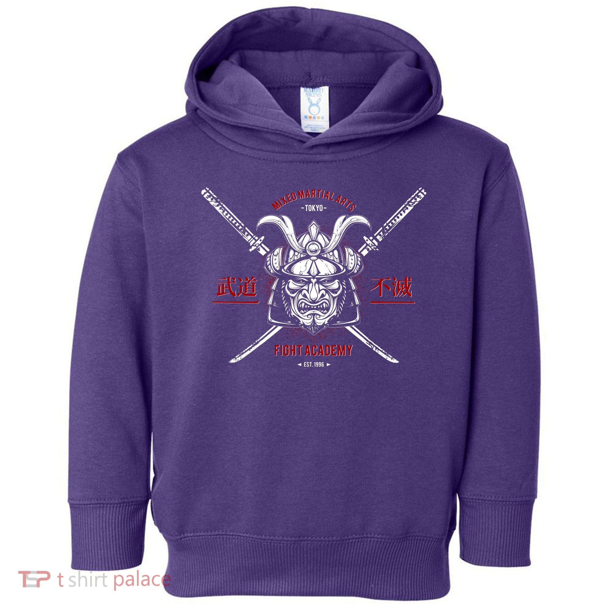 Mixed Martial Arts FIght Academy Samurai Warrior Toddler Hoodie