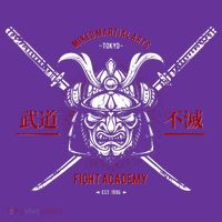 Mixed Martial Arts FIght Academy Samurai Warrior Women's Long Sleeve Shirt thumb 2
