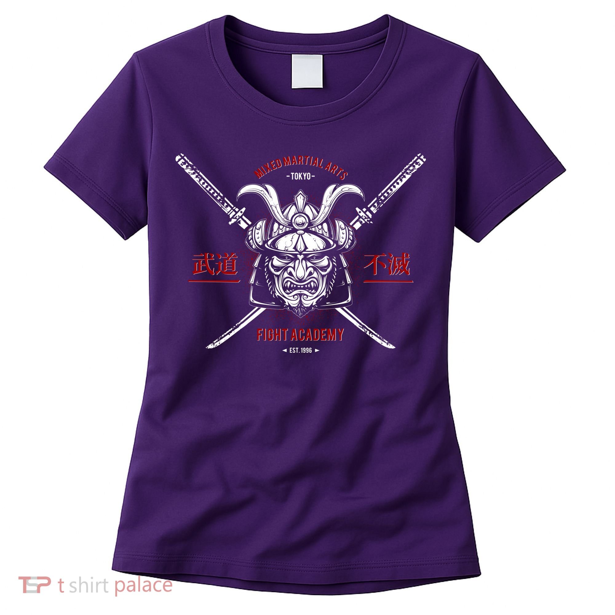 Mixed Martial Arts FIght Academy Samurai Warrior Women's T-Shirt