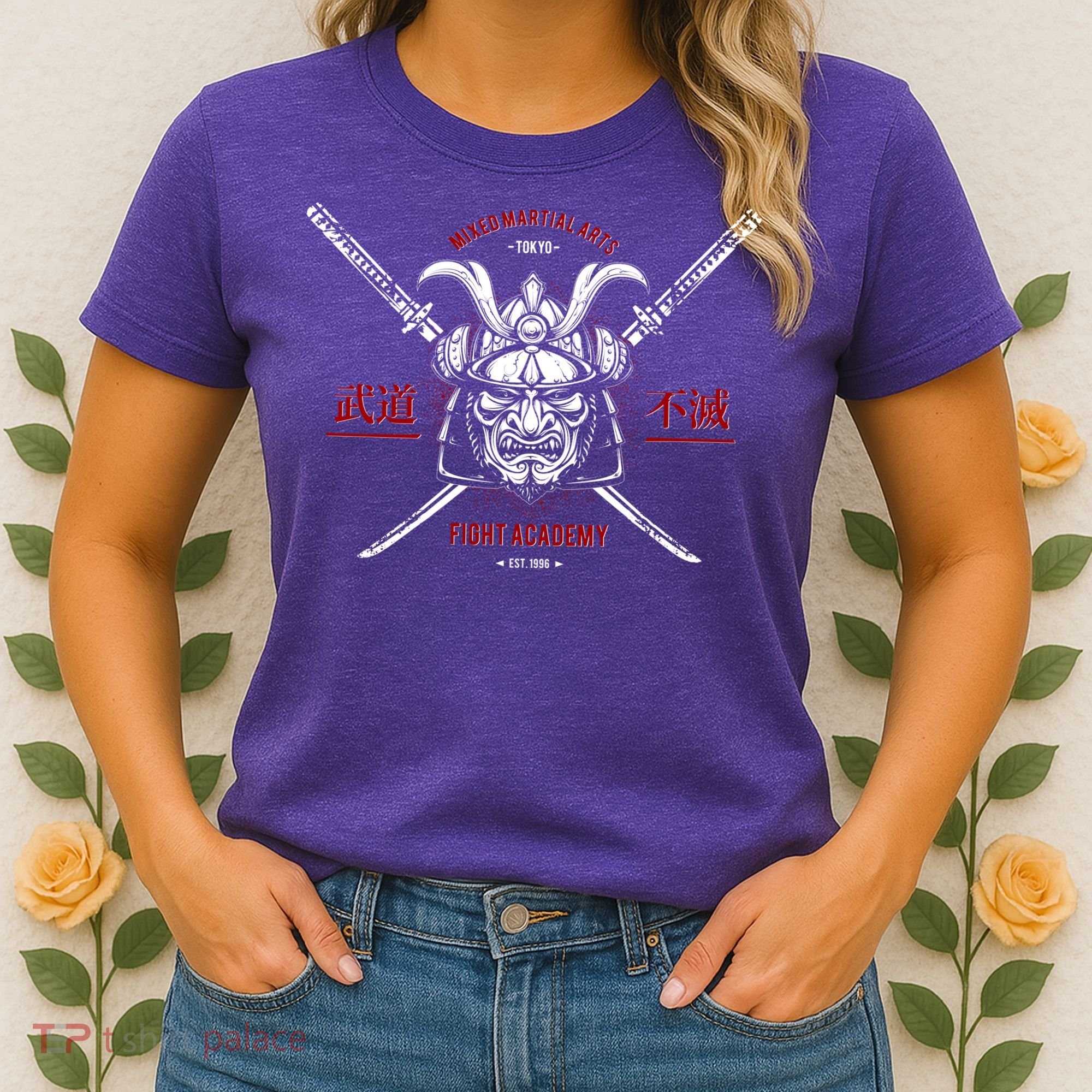 Mixed Martial Arts FIght Academy Samurai Warrior Women's T-Shirt