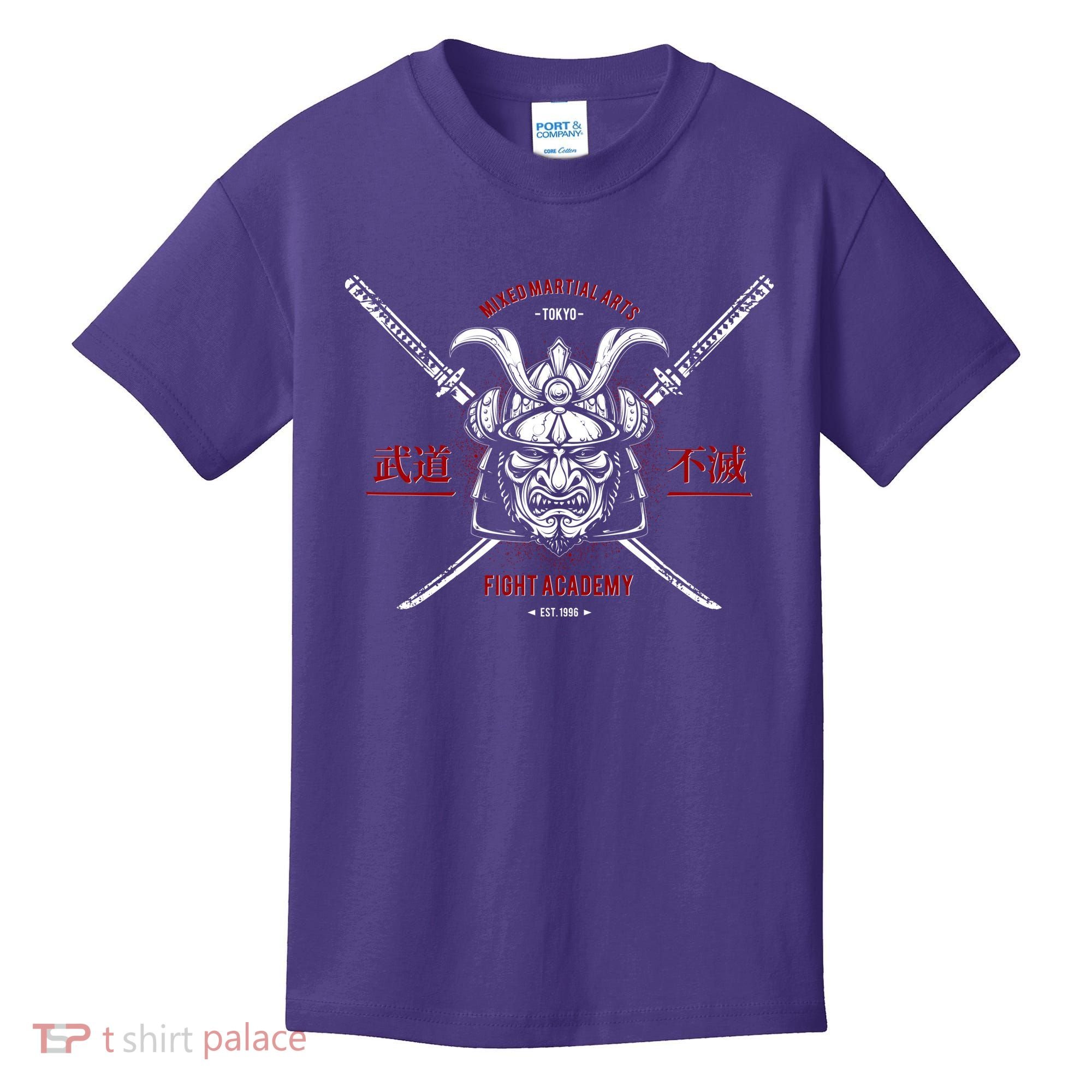 Mixed Martial Arts FIght Academy Samurai Warrior Kids T-Shirt