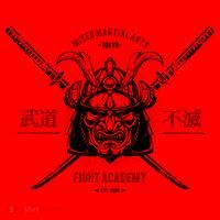 Mixed Martial Arts FIght Academy Samurai Warrior Santa Hat thumb 1