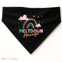 Meltdown Manager After School Daycare Provider Childcare USA-Made Doggie Bandana thumb 0