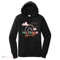 Meltdown Manager After School Daycare Provider Childcare Women's Hoodie thumb 0