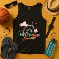 Meltdown Manager After School Daycare Provider Childcare Tank Top thumb 4