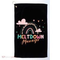 Meltdown Manager After School Daycare Provider Childcare Golf Towel thumb 0