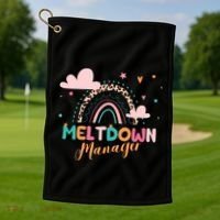 Meltdown Manager After School Daycare Provider Childcare Golf Towel thumb 1