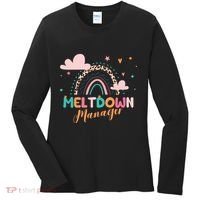 Meltdown Manager After School Daycare Provider Childcare Women's Long Sleeve Shirt thumb 0
