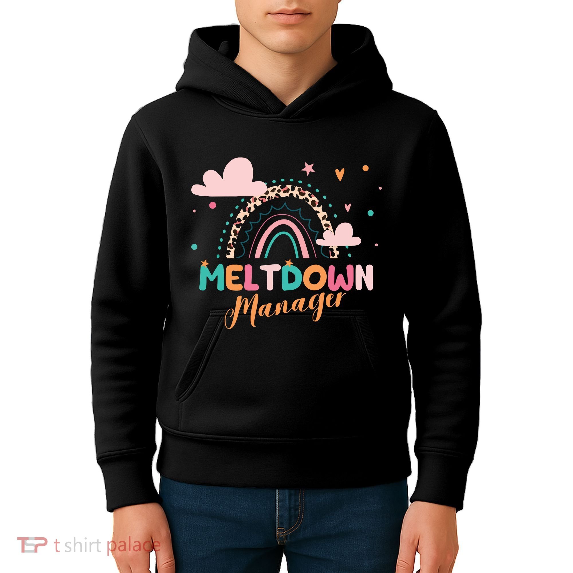 Meltdown Manager After School Daycare Provider Childcare Kids Hoodie