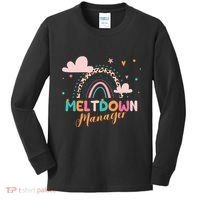 Meltdown Manager After School Daycare Provider Childcare Kids Long Sleeve Shirt thumb 0