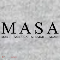 MASA Make America Straight Again The Baniff Cuffed Pom Beanie thumb 2