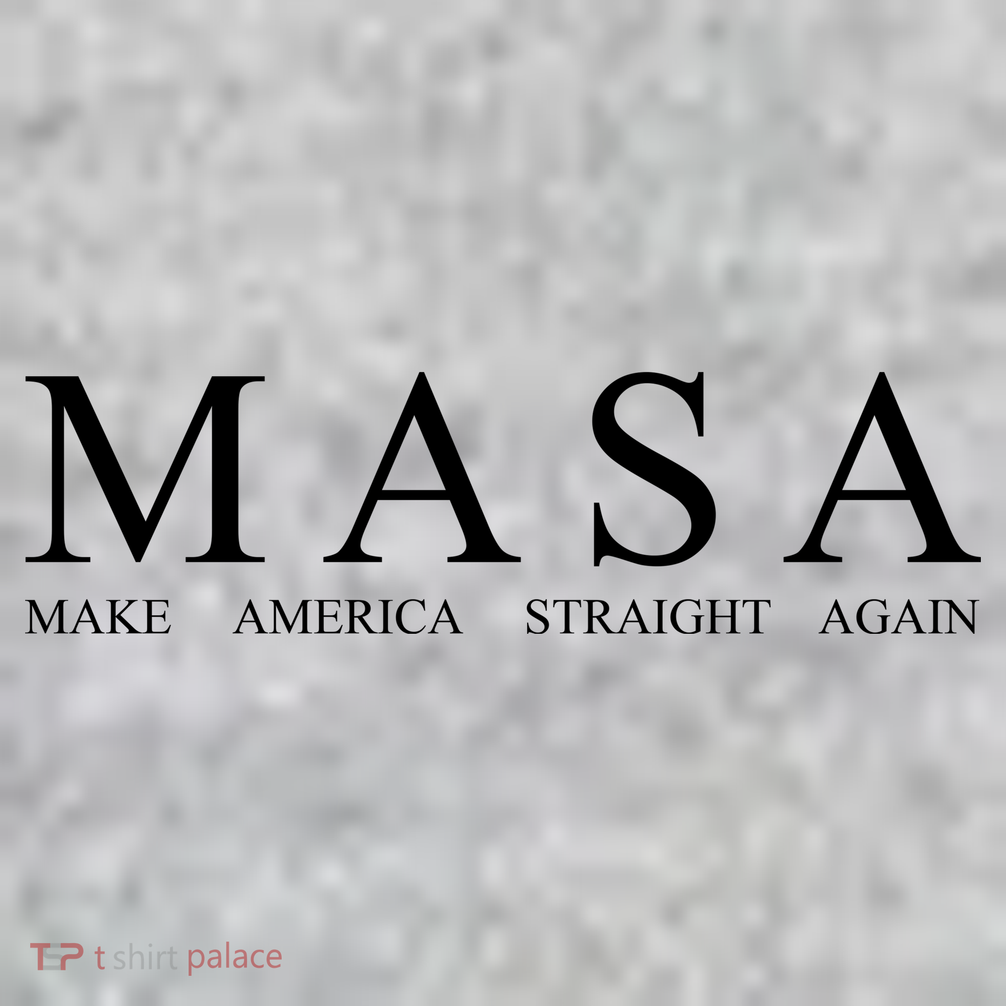 MASA Make America Straight Again The Baniff Cuffed Pom Beanie